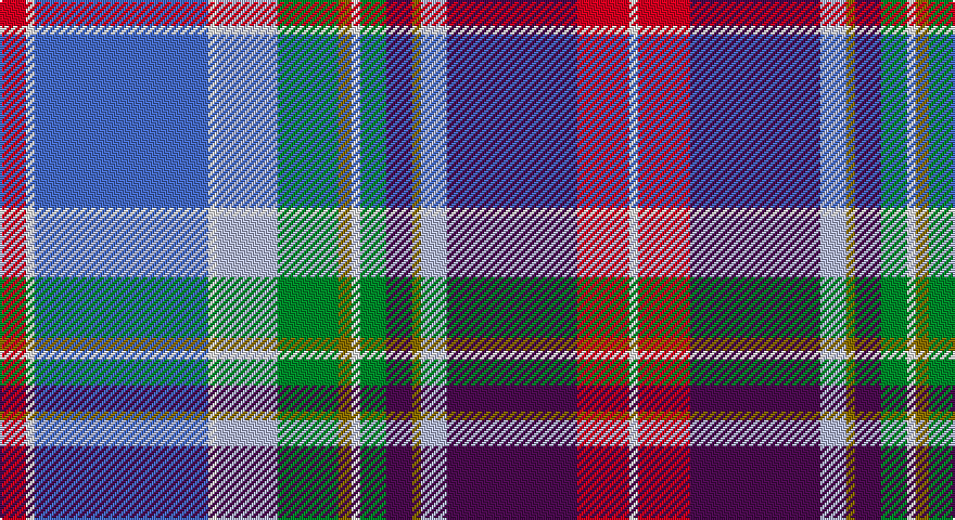 R/12 W4 B80 W4 LB28 G28 Y6 W4 G12 DP12 Y4 LB12 DP60 R24 W/4 tartan
