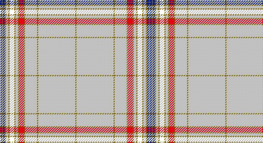 DB/3 N2 DB3 Y2 W4 Y2 K8 Y2 W4 Y2 R8 Y2 W20 Y2 W62 Y/2 tartan