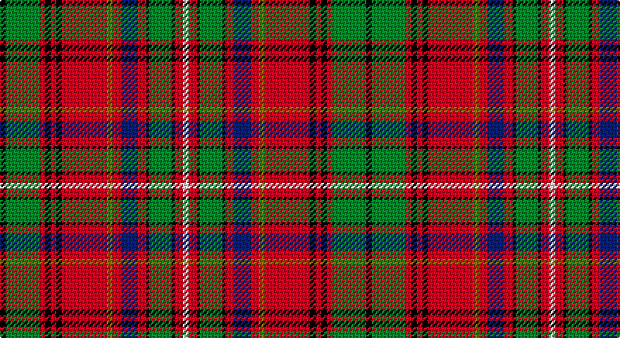K/4 G24 R4 K4 R4 K4 R32 Y4 R6 DB12 R6 K2 G16 K2 R6 W/4 tartan