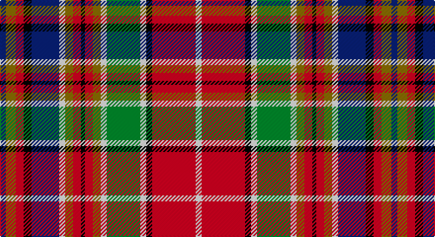 DB/6 Y10 R8 K8 DB28 W6 Y8 R8 K4 R8 Y8 W6 G34 W6 K6 R44 W/6 tartan