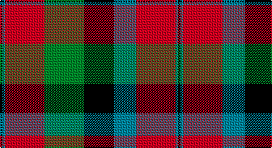 K/4 T4 R64 G64 K48 T36 R64 T4 K4 T4 R64 T36 K48 G64 R64 T4 K/2 tartan