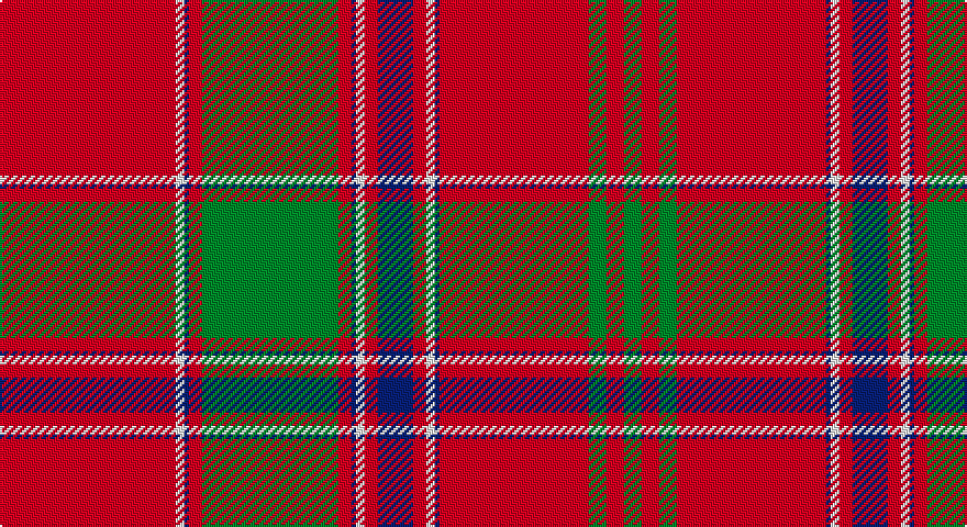 R/80 W4 DB2 R6 G62 R6 DB2 W4 R6 DB16 R6 W4 DB2 R68 G8 R8 G/8 tartan