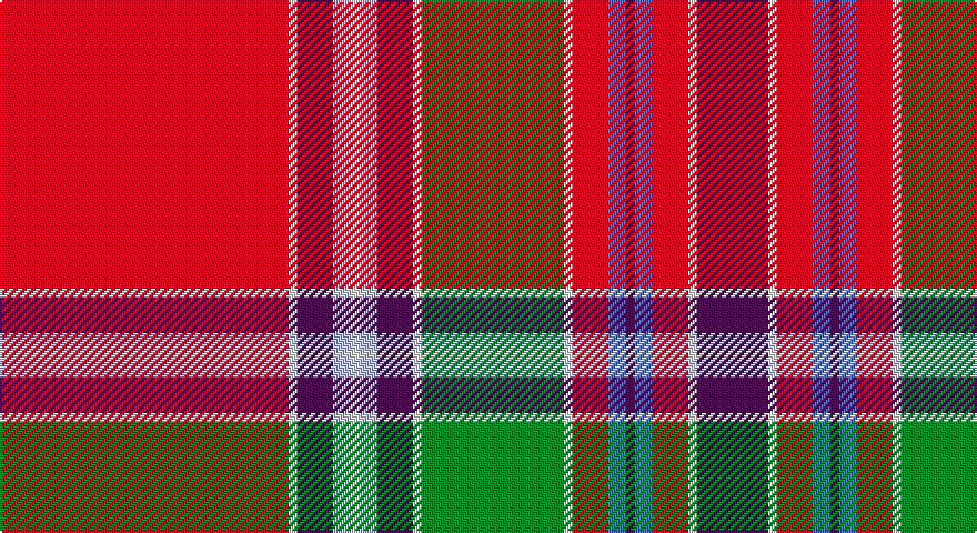 R/130 W4 DP16 LB8 W4 LB8 DP16 W4 G64 W4 R16 B8 DP4 B8 R16 W4 DP/32 tartan