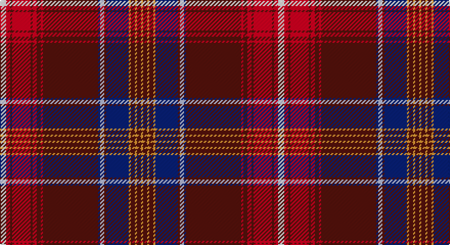 W/6 R4 DR2 R18 DR2 R4 DR4 R2 DR54 DB2 LB4 DR2 DB22 LO2 DR4 LO2 DR4 LO/2 tartan