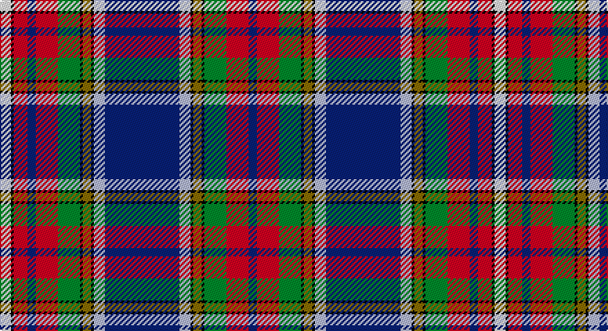 W/8 K2 R10 DB6 R16 G16 K2 Y6 K2 LB8 DB54 LB8 K2 Y6 K2 G16 R16 DB/6 tartan
