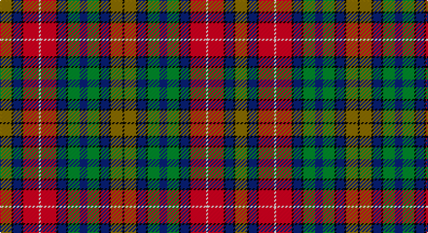 Y/12 K2 DB8 K2 R16 W2 R16 K2 DB8 K2 G12 DB8 G12 K2 DB8 K2 Y12 K/2 tartan