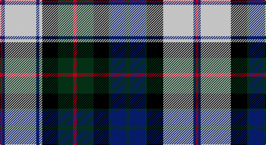 R/4 DB4 W52 DB5 W5 K26 DG25 R6 DG28 K25 DG3 DB26 DG6 DB25 DG3 K27 W50 DB4 R/4 tartan