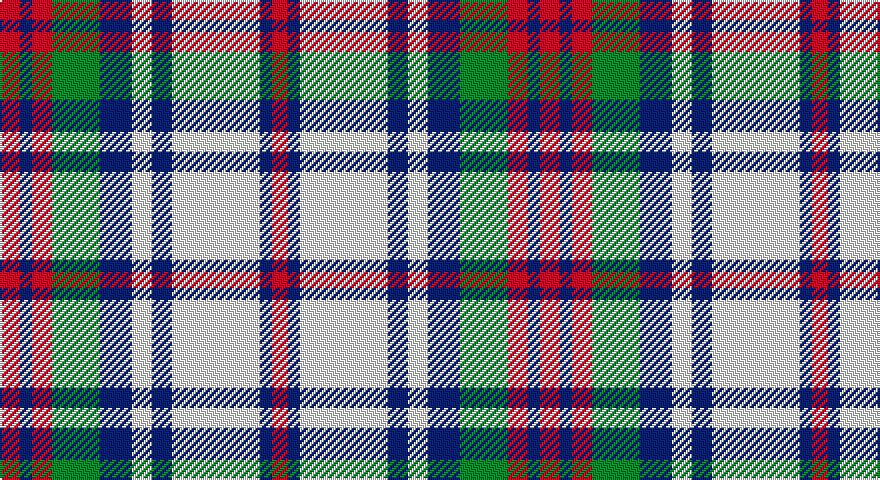 R/10 DB6 R10 G24 DB16 W10 DB10 W44 DB6 R8 DB6 W44 DB10 W10 DB16 G24 R10 DB6 R/10 tartan
