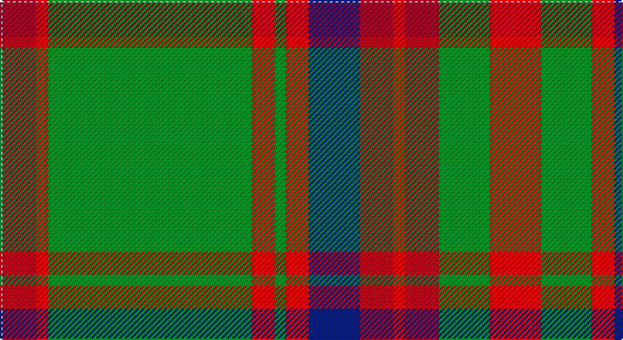 LB/2 R24 Ri8 G144 Ri16 G8 Ri16 DB36 R24 Ri8 R24 G36 Ri36 G36 Ri16 DB8 Ri144 R12 Ri8 LB/2 tartan