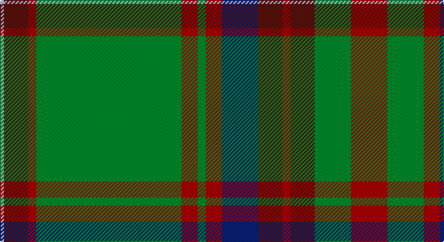 LB/4 DR24 R8 G144 R16 G8 R16 DB36 DR24 R8 DR24 G36 R36 G36 R16 DB8 R144 DR12 R8 LB/2 tartan