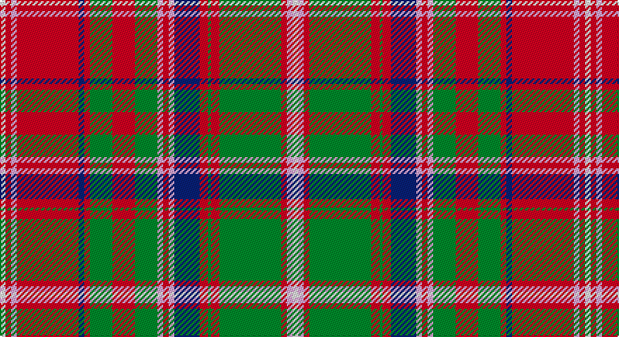 W/4 R4 LP4 R44 DB4 R4 G16 R16 G16 LP4 R4 LP4 DB18 R6 G2 R6 G44 R4 LP4 W/4 tartan