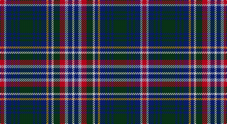 R/8 LB4 DB10 DG4 DB4 DG4 DB4 DG26 DB4 DG4 DB4 DG4 DB10 LO4 DB6 W4 DG12 R10 LB6 DB8 W/4 tartan
