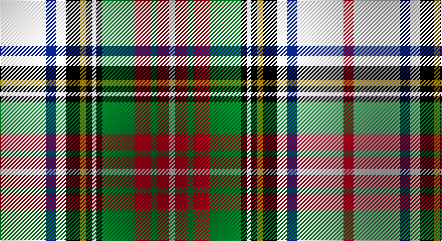 W/46 DB10 W10 K14 Y6 K6 W4 K6 G32 R16 G6 R12 W6 R12 G6 R16 G32 K6 W4 K6 Y6 K14 W10 DB10 W46 R/10 tartan