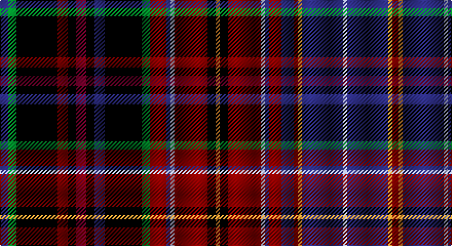 DB/8 G8 K40 R10 K8 DR10 K8 DB10 K36 G8 R16 DB4 LB4 R32 K8 LO4 K8 R32 LB4 DB4 R12 DB12 R4 LO4 DB40 LB4 DB40 LO4 R/6 tartan