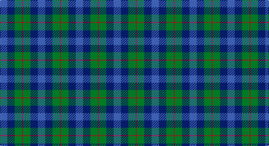 B/12 DB12 G12 R/2 tartan