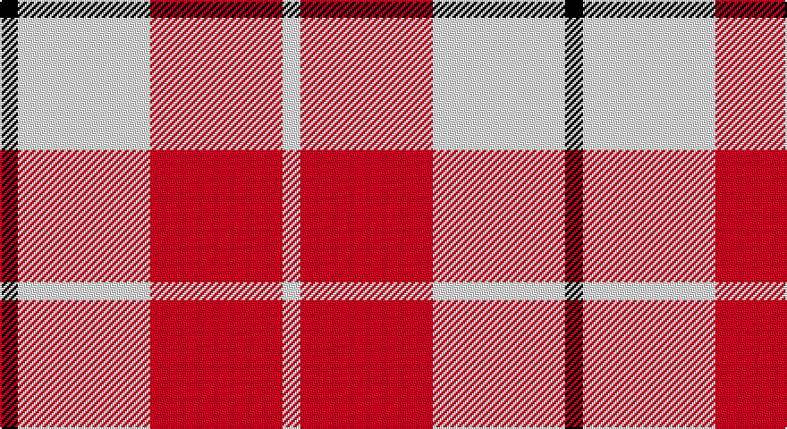 K/10 W74 R74 W/10 tartan