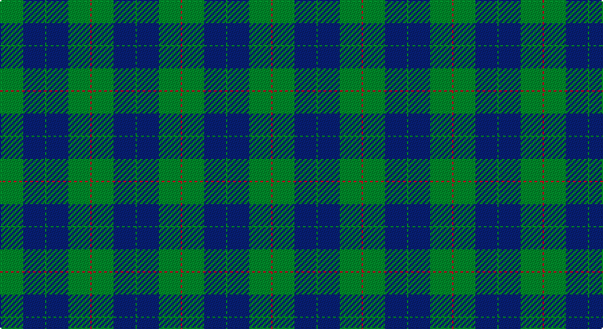 R/1 G16 DB16 G/1 tartan