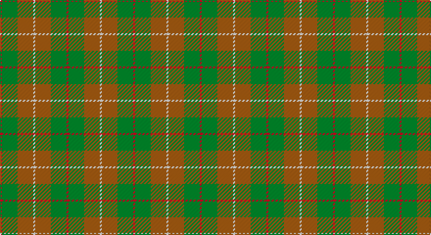 R/2 G16 O16 W/2 tartan