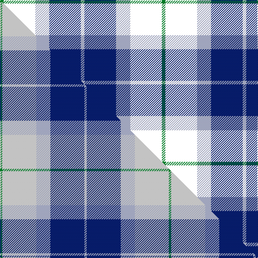 this sett (top) woven against the master sett (bottom)