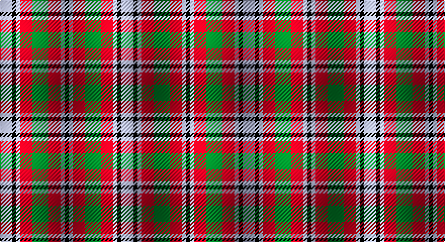 LB/12 K4 LB4 R12 G16 R12 LB4 K/4 tartan