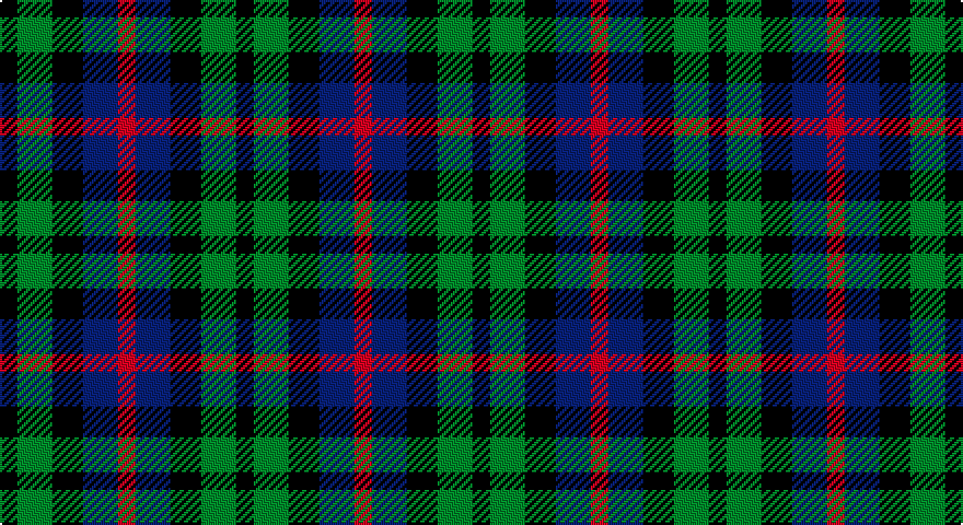 K/8 G16 K14 DB16 R/8 tartan