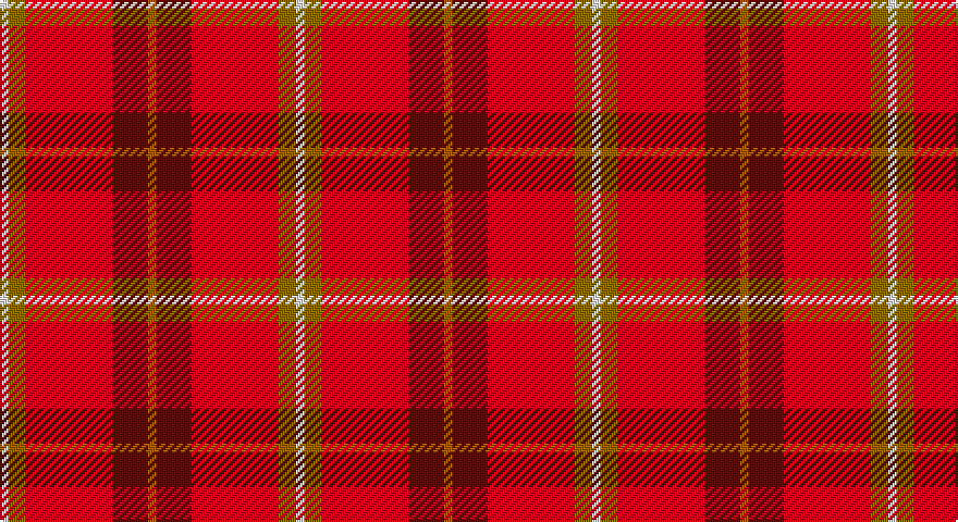 W/4 Y8 R40 DR16 O/4 tartan