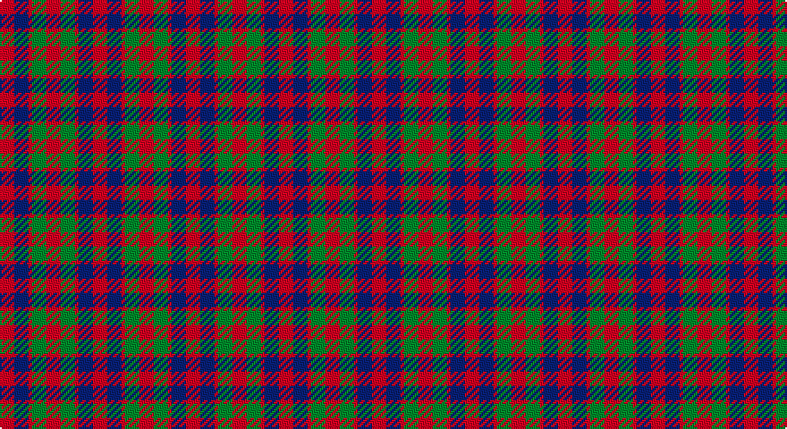 R/8 DB8 R2 G8 R/8 tartan