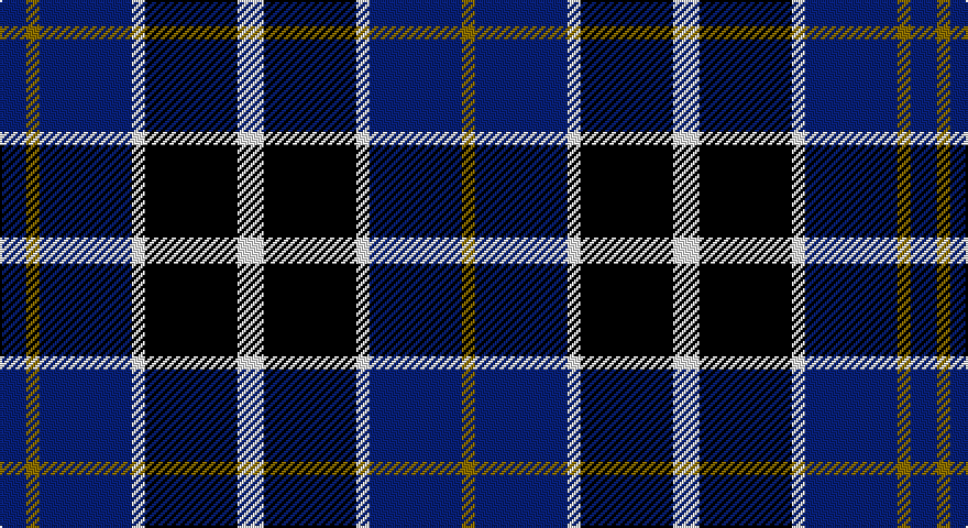 DB/12 Y6 DB42 W6 K42 W12 K42 W6 DB42 Y/6 tartan