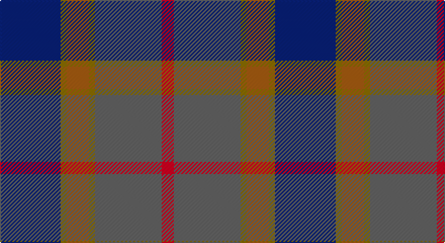 DB/60 Y6 O22 Y6 N66 R/12 tartan
