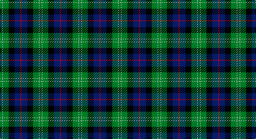 G/4 W1 G10 K10 DB10 R/2 tartan