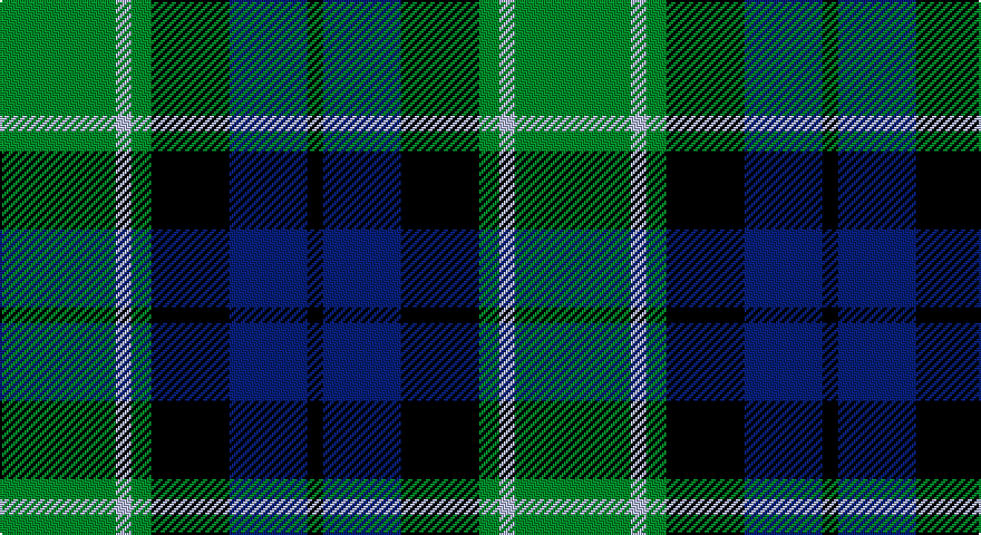 G/52 LB7 G9 K35 DB35 K/7 tartan