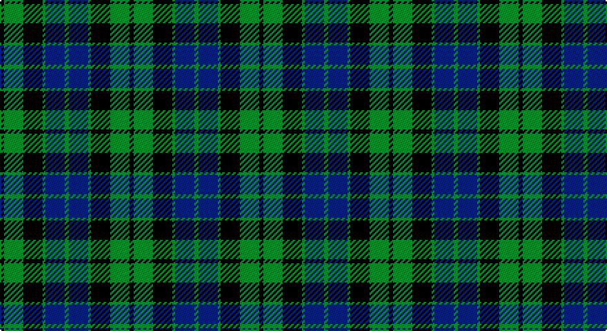 K/3 G14 K14 G2 DB14 G/3 tartan