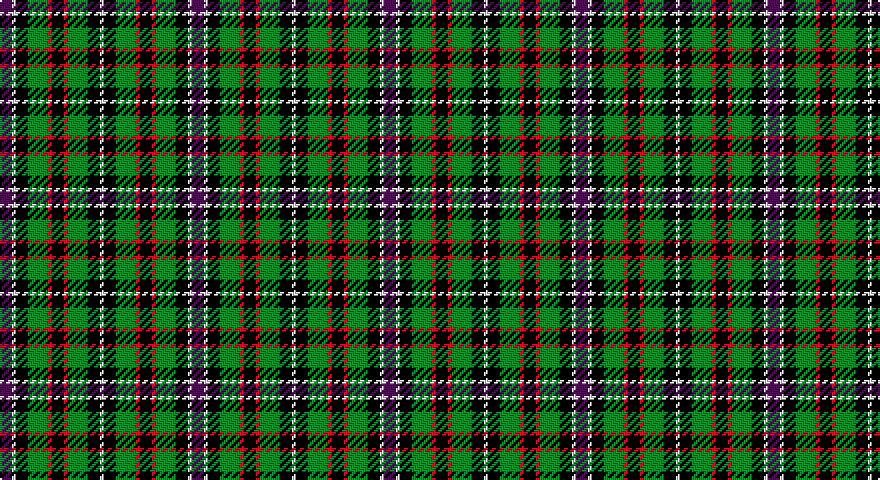 DP/6 W2 K6 G10 R2 K6 R2 G10 K6 W/2 tartan