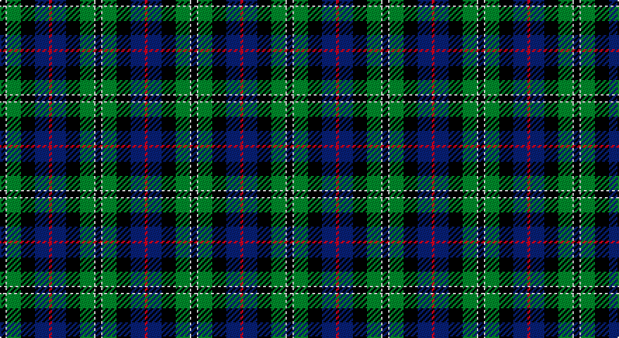 K/4 W1 G10 K10 DB10 R/2 tartan