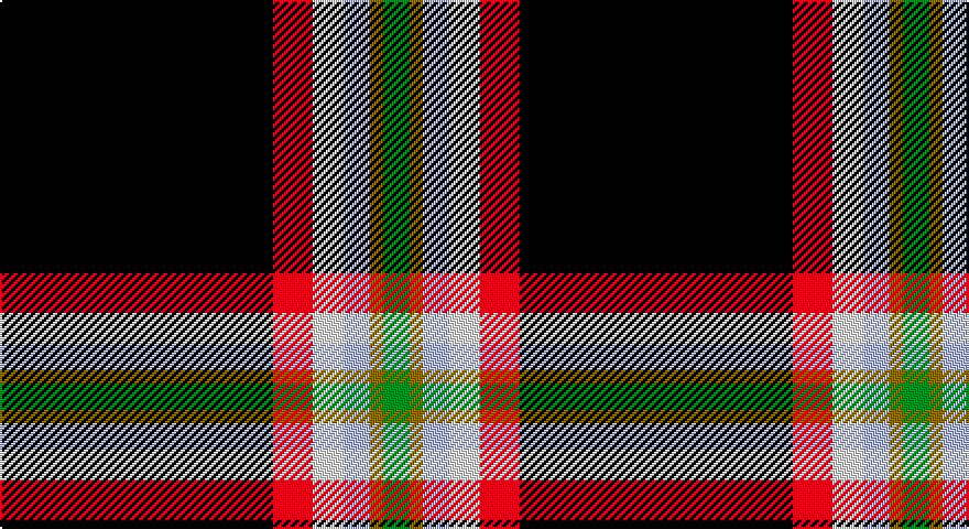 K/124 R18 W14 LB12 Y6 G/12 tartan