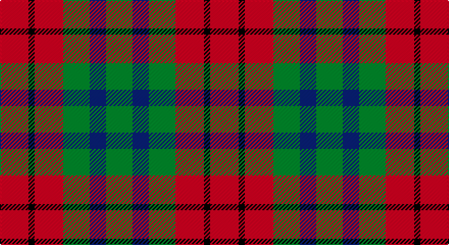 R/28 K6 R28 G26 DB16 G/26 tartan