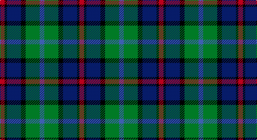 R/8 K4 DB24 K8 G24 B/8 tartan