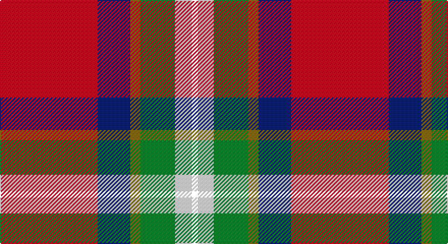R/96 DB32 Y10 G34 W16 K/6 tartan