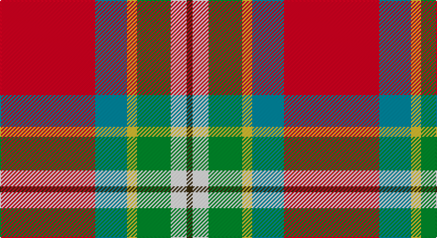 R/96 T32 LY10 G34 W16 DY/6 tartan