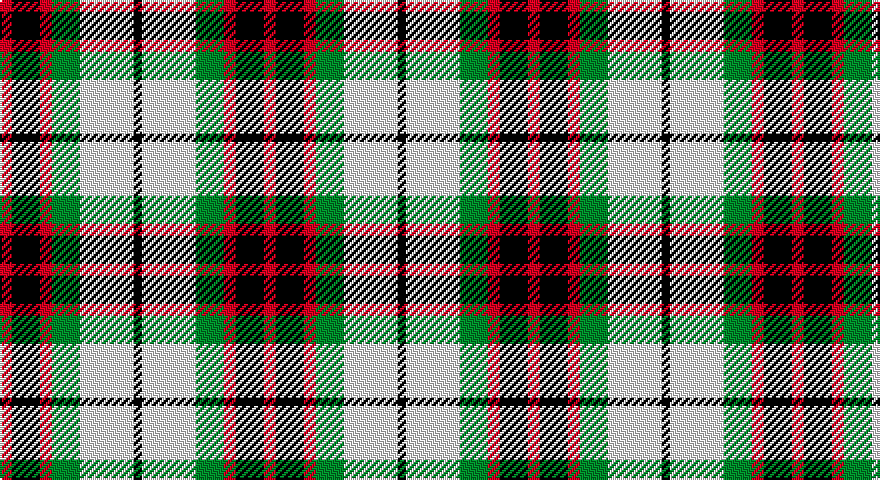 R/6 K14 R6 G14 W27 K/4 tartan