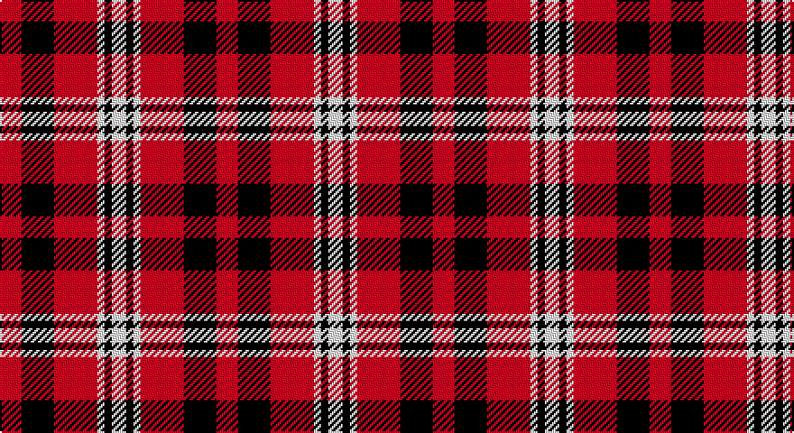 R/12 K18 R24 W4 K4 W/8 tartan