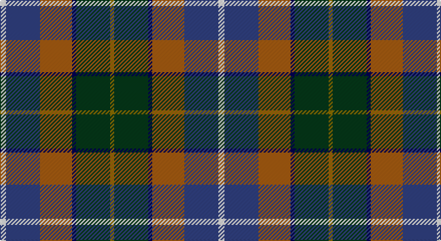 W/6 DBi34 O32 DB4 DG34 Y/4 tartan