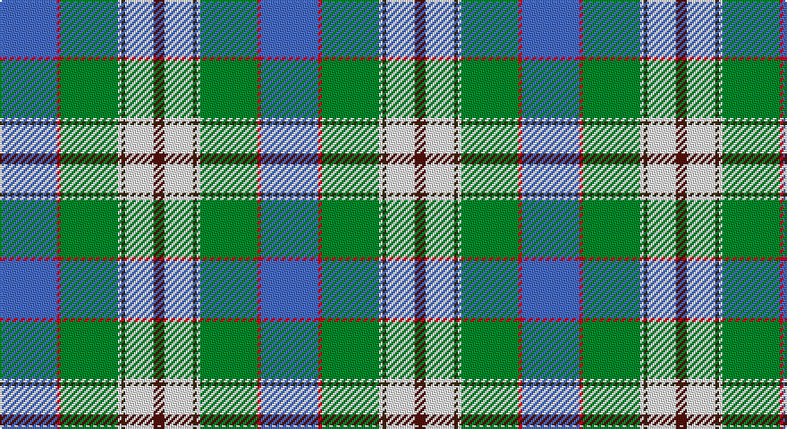 B/32 R2 G32 W2 DY2 W16 DR/6 tartan