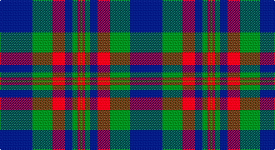 DB/52 G32 R20 DB12 G8 R4 Y/4 tartan