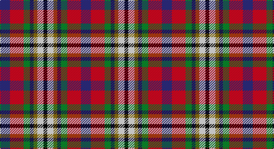 DBi/16 R22 G10 DB6 Y6 W10 K/6 tartan