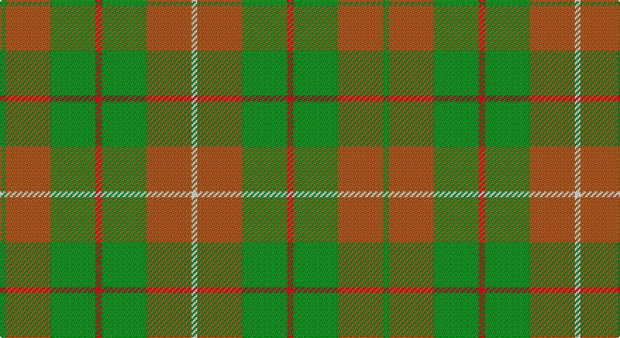 G/4 O32 G32 R4 G32 O32 W/4 tartan