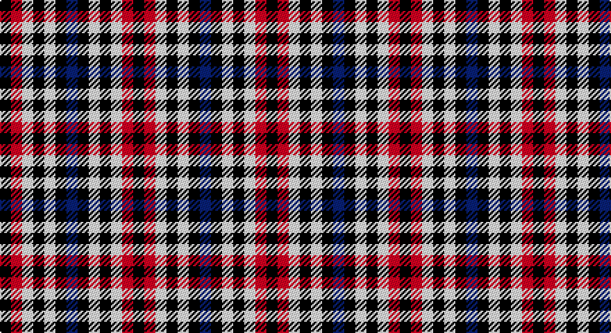 K/8 R8 W8 K8 W8 K8 DB/8 tartan