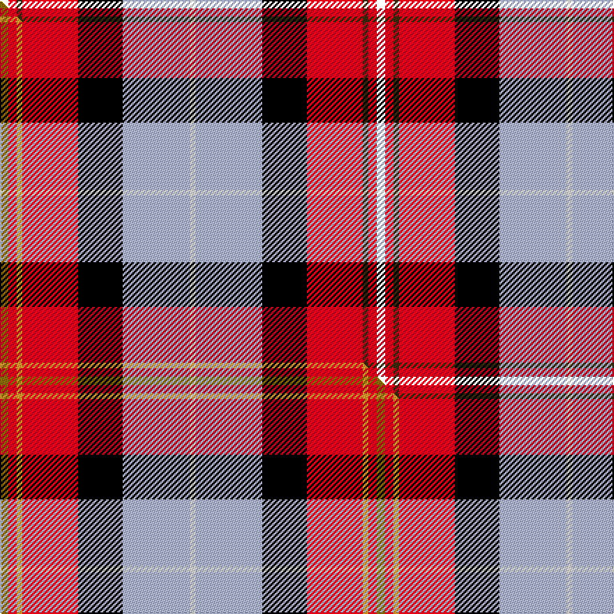 this sett (top) woven against the master sett (bottom)