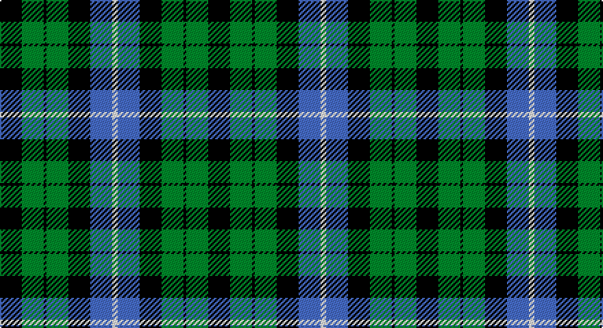 K/16 G16 K2 G16 K16 B16 W/4 tartan