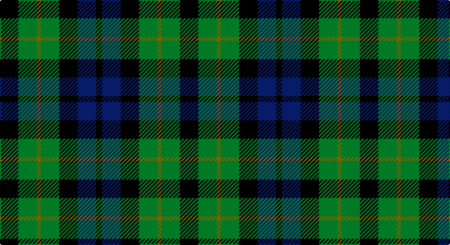 K/18 G18 Y4 G18 K18 DB18 K/6 tartan